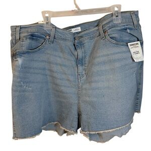 Signature by Levi Strauss Light Blue Jean Shorts